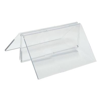 Prospekt-/Menu-/Kartenhalter »deflecto®« transparent, deflecto, 10x4.5x8 cm