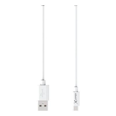 Ladekabel »Premium« USB-A to Micro-USB 1,0 m weiß, Xlayer