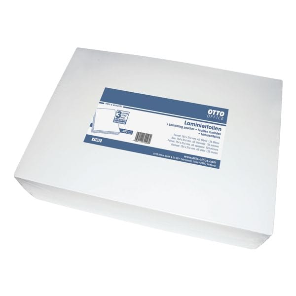 OTTO Office Laminierfolien A6 300 Stück 125 mic transparent, 11.1x15.4 cm Image