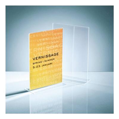 Sigel Tischaufsteller TA220 transparent, 21x30x8.5 cm