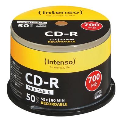 Intenso CD-Rohlinge »Printable CD-R« silber