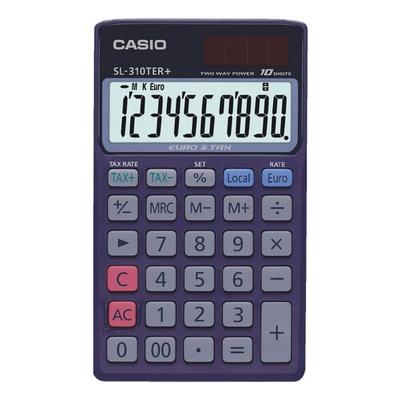 CASIO Taschenrechner »SL-310TER+« blau, 11.85x0.8x7 cm Image