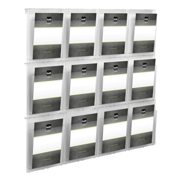 helit Wand-Prospekthalter »the placativ H68111« transparent, 112x95.6x3.5 cm Image