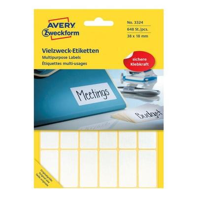 Avery Zweckform 648er-Pack Vielzweck-Etiketten »3324« weiß Image