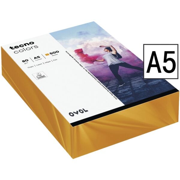 tecno Farbige Papiere »tecno Colors« orange Image