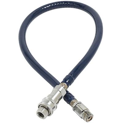 T&S HW-4C-48VB Safe-T-Link 1/2" x 48" Water Appliance Hose with Vacuum Breaker and Quick Disconnect
