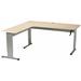Latitude Run® Maciejewski L-Shape Standing Desk Metal in Brown | 72 W x 70 D in | Wayfair 2A7F61C4F4EE48ABB315F8769203583E