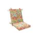 Bungalow Rose Dapple Outdoor Rocking Chair Cushion Polyester in Blue/Brown/Gray | 3 H x 18 W x 36.5 D in | Wayfair 691B0C9ED715439BB779A8431D56F195