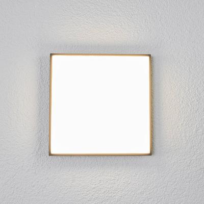 Lucande Amra LED-Außendeckenleuchte, eckig 30 cm