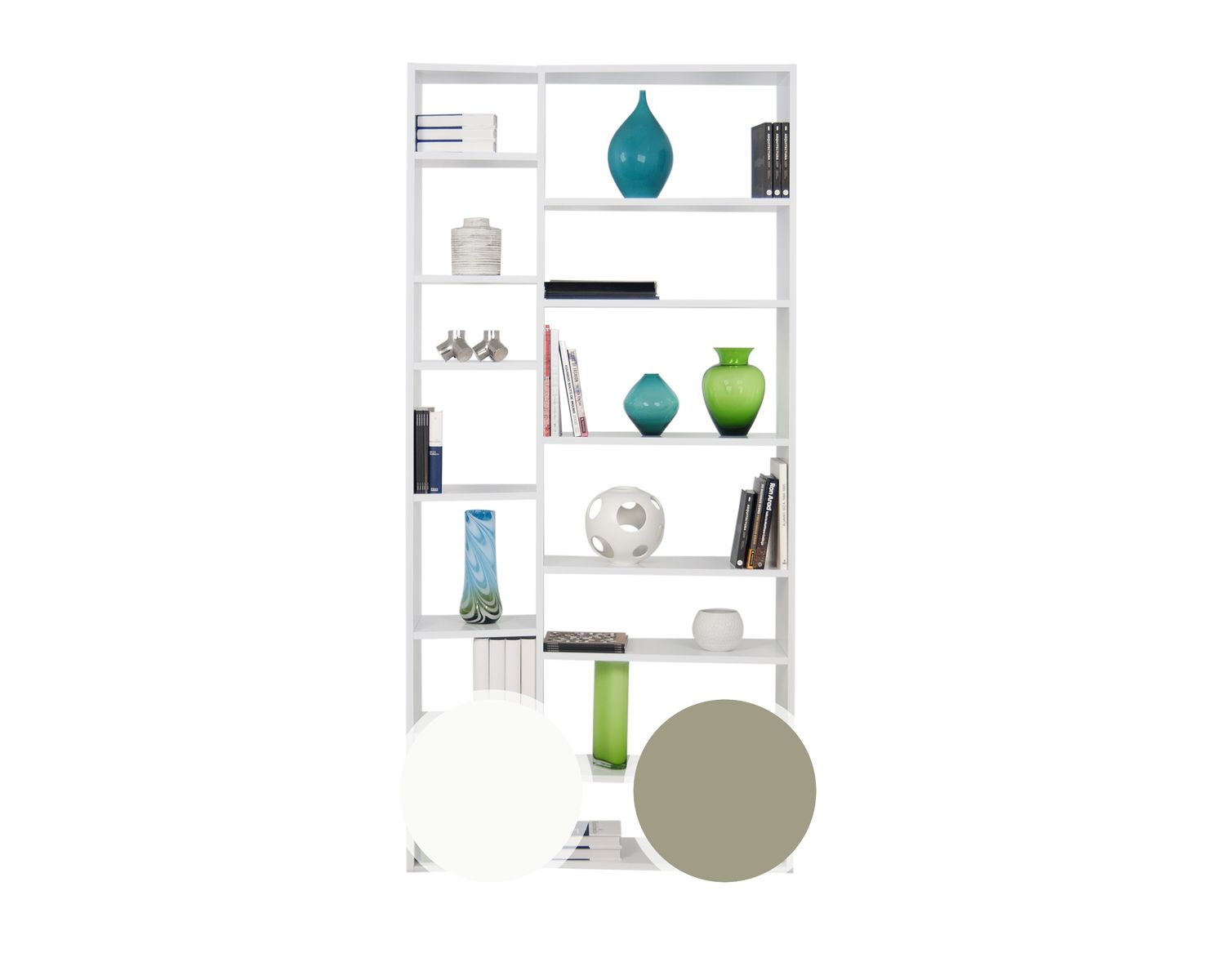 TemaHome »Valsa 01« Bücherregal Grau matt