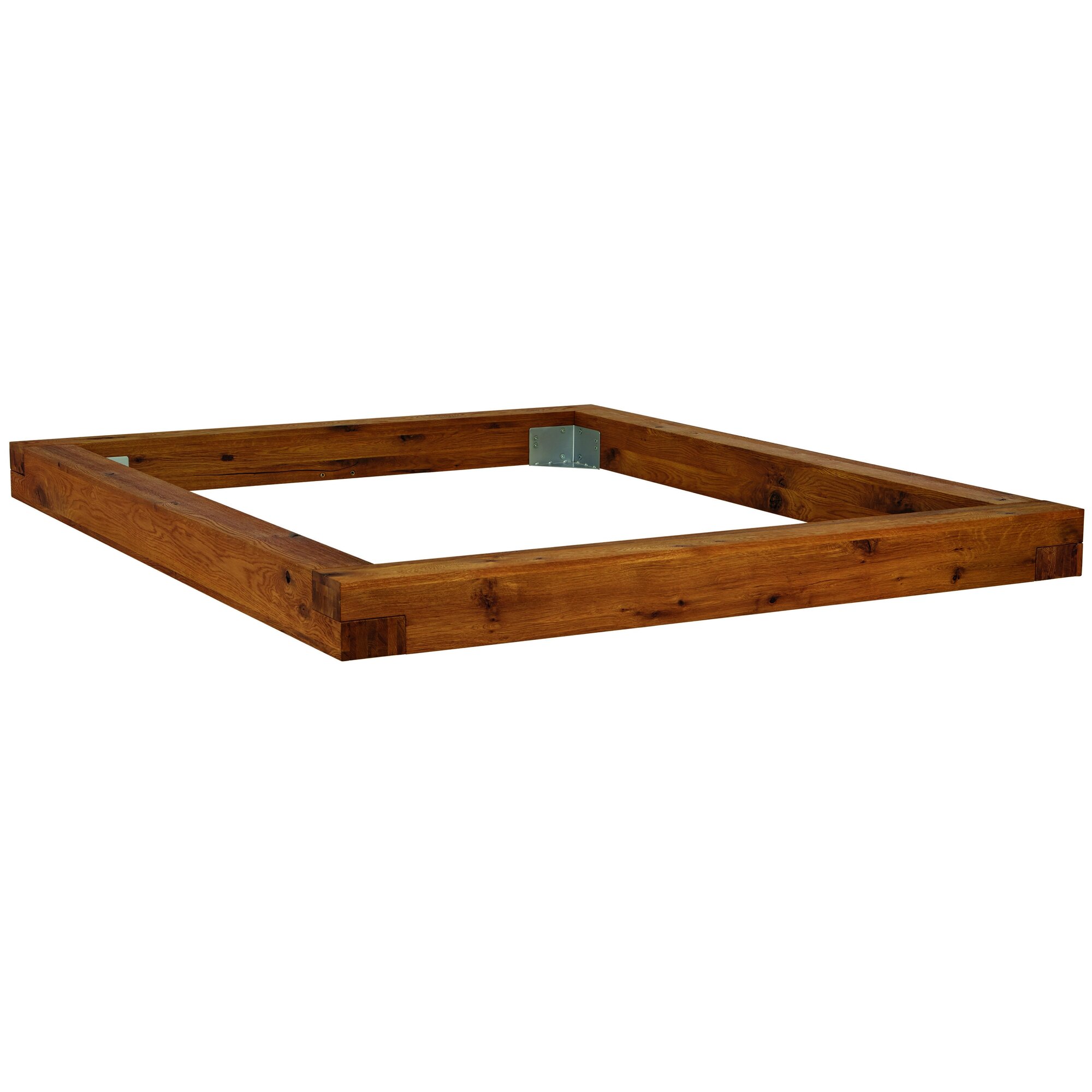 Hasena Oak-Line Wild Bettrahmen Aosta 16 Wildeiche Wildeiche natur, gebürstet, geölt / 180x200 cm