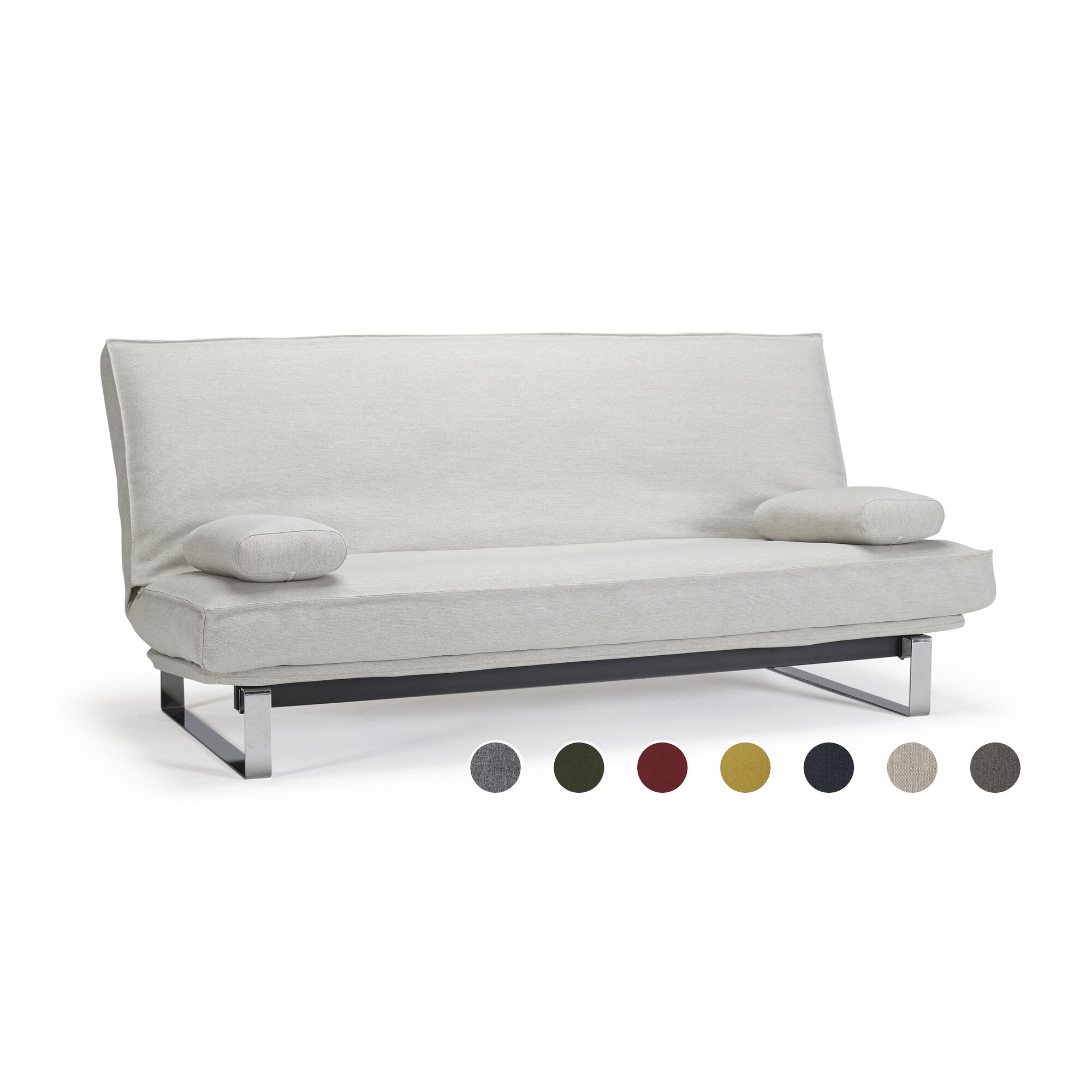 Innovation Minimum Multifunktionales Klappsofa 140x200 cm / 562 Grün / Latex / ohne Bezug