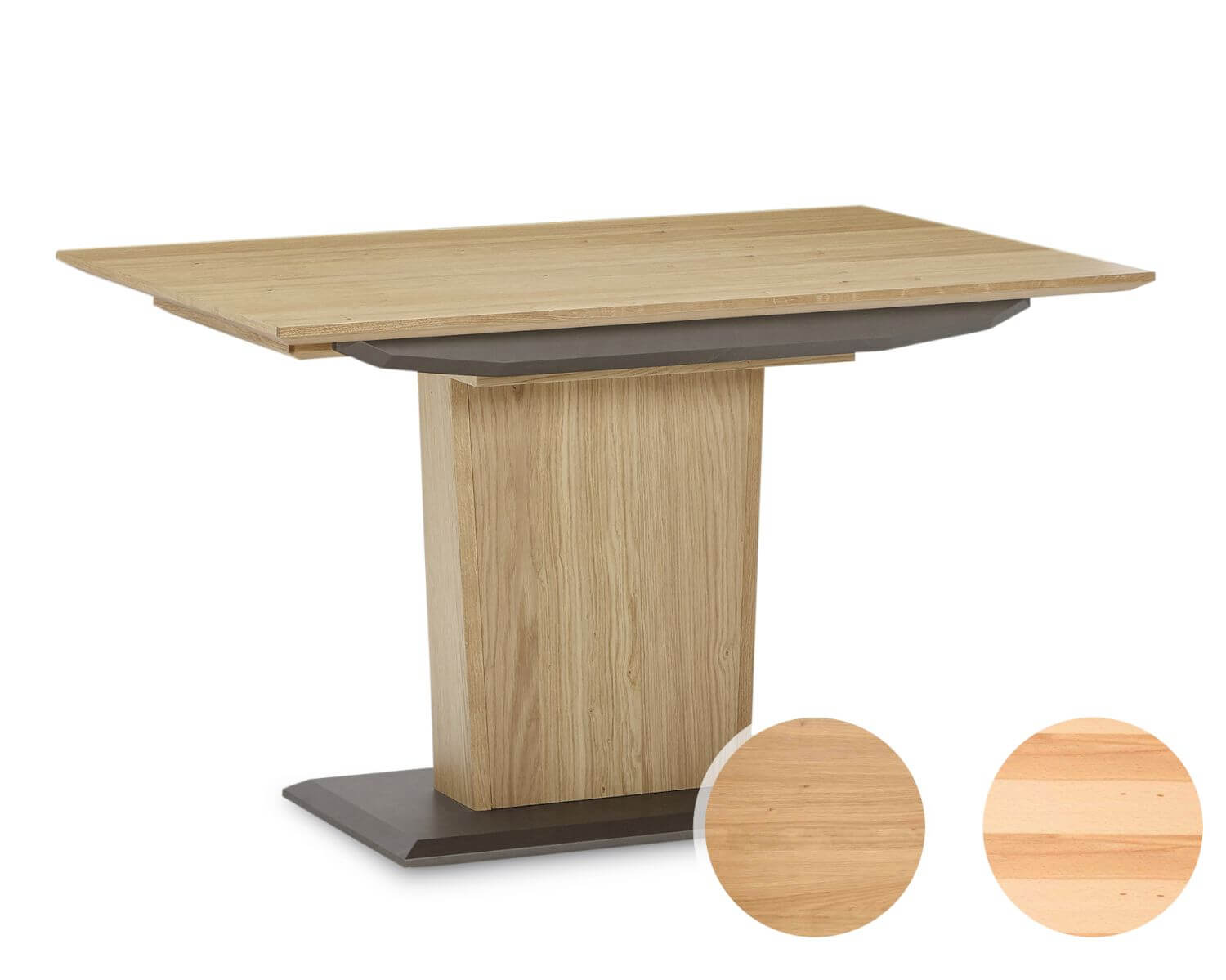 Schösswender »Ontario« 300 Säulentisch mit Funktion / 80x120 cm / Wildeiche natur