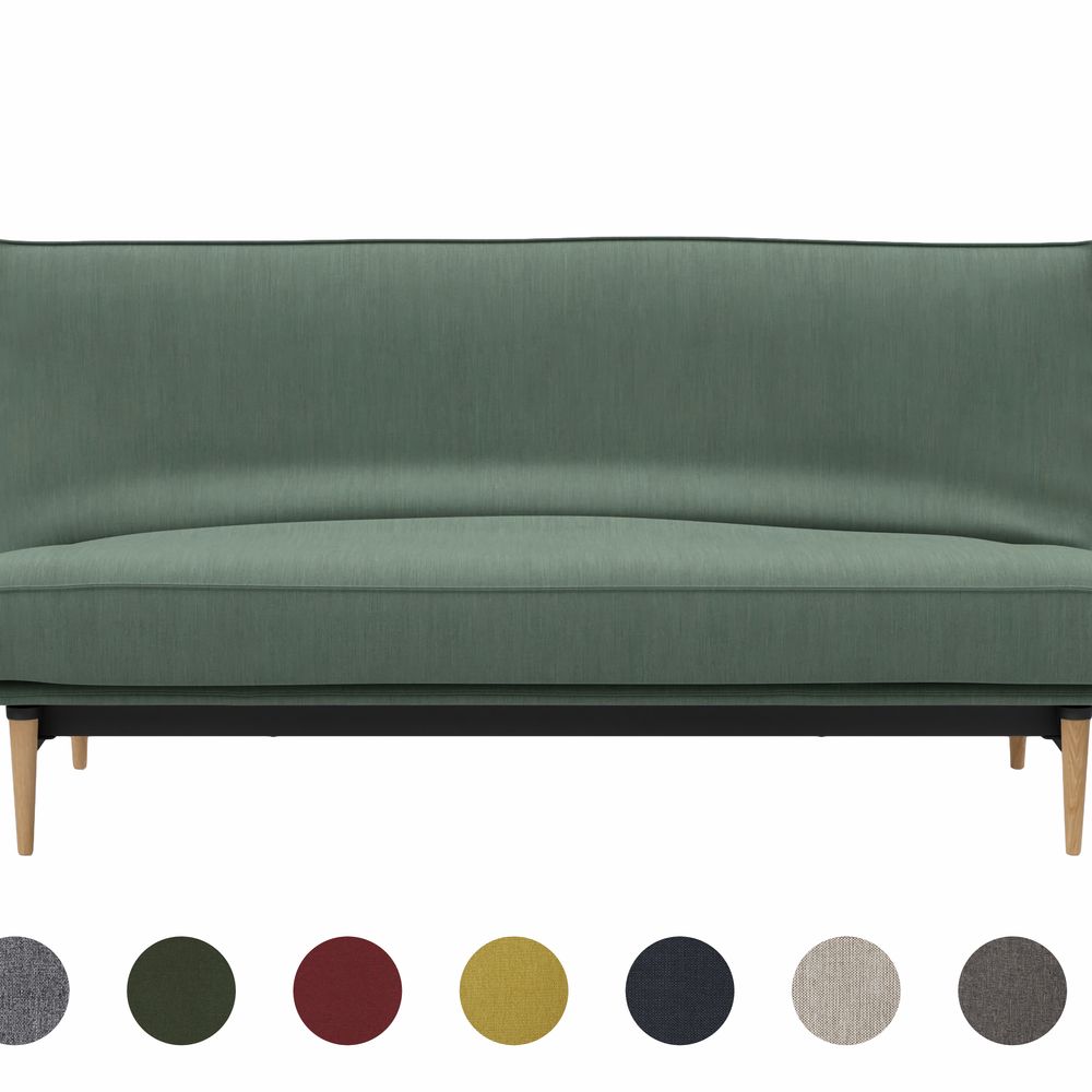 Innovation Colpus Multifunktionales Klappsofa 140x200 cm / 216 Grau / Spring / mit Bezug