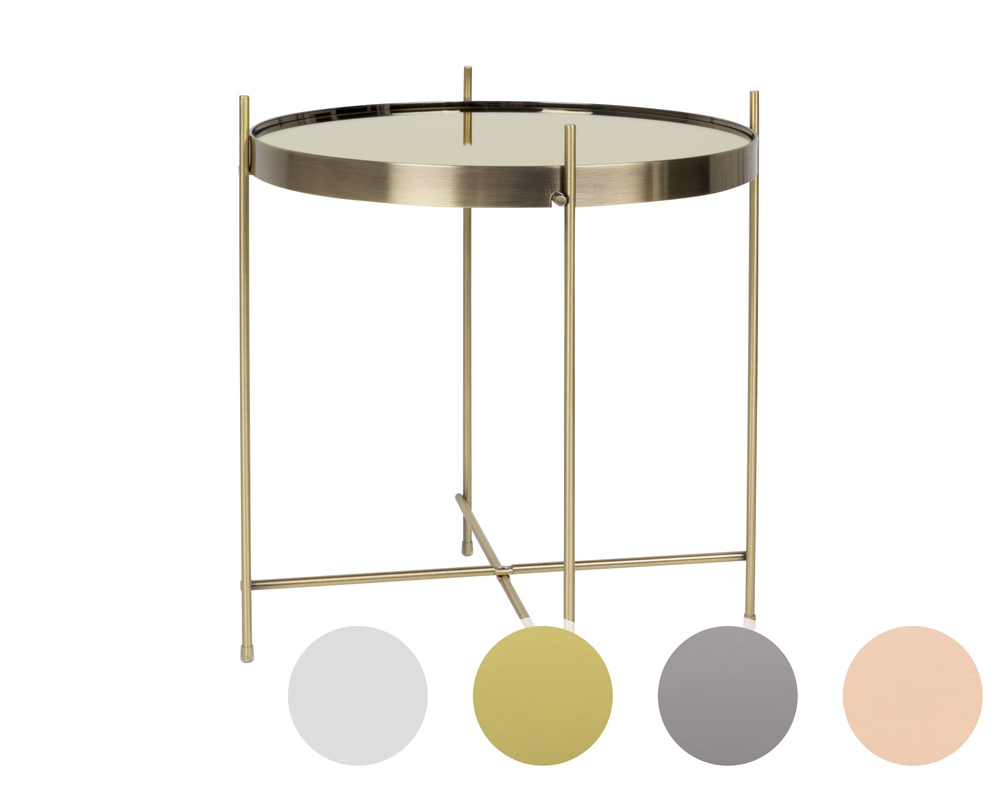 Zuiver »Cupid« Beistelltisch Silber