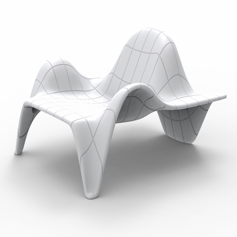 Vondom »F3« Outdoor Sessel Bicolor / White/Taupe