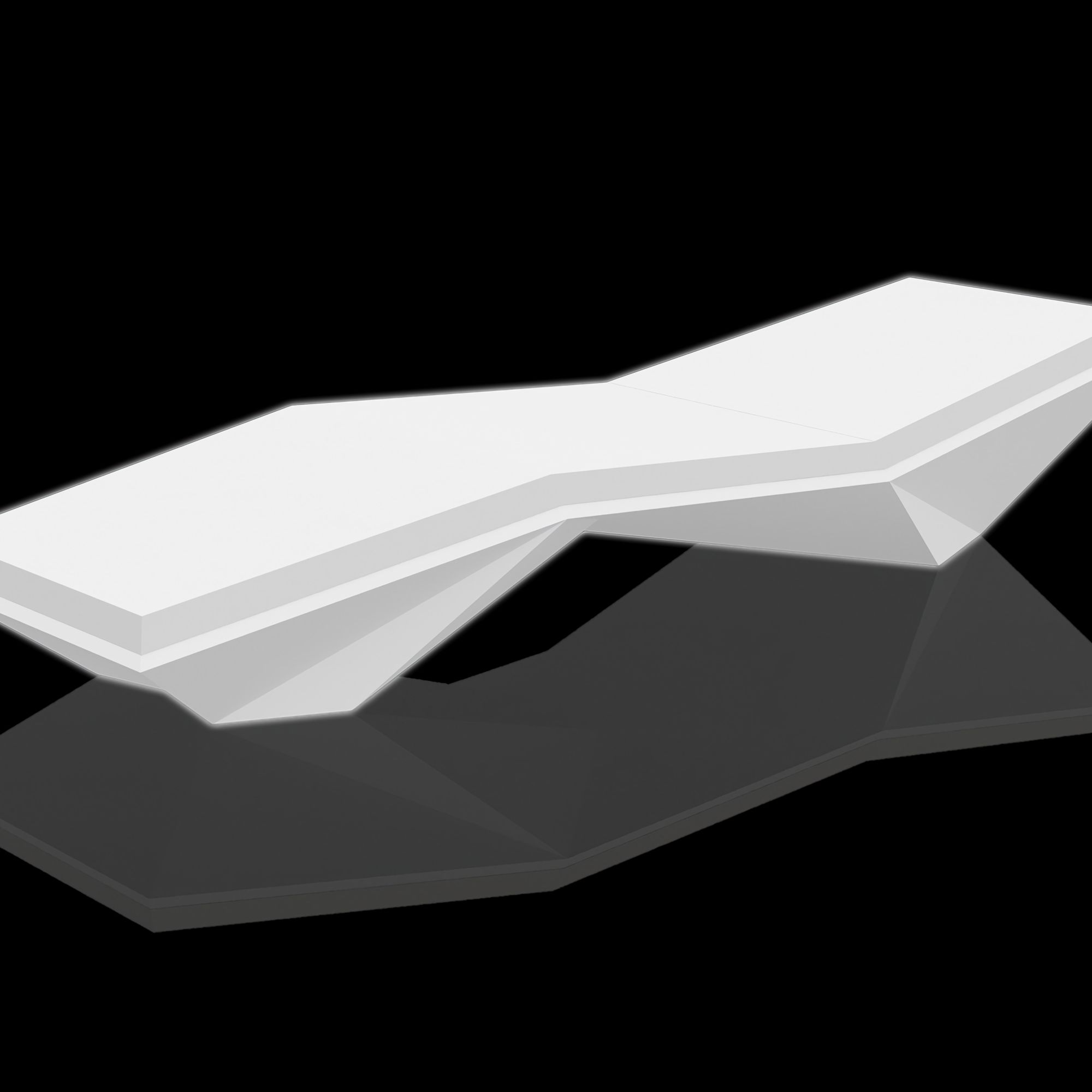 Vondom »FAZ« Outdoor Sonnenliege I - LED-Beleuchtung LED RGB / Nautical White 1100