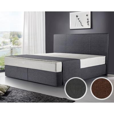 Winkle »Neptun« Boxspringbett 160x200 cm / 9549 Anthrazit / H4 Image