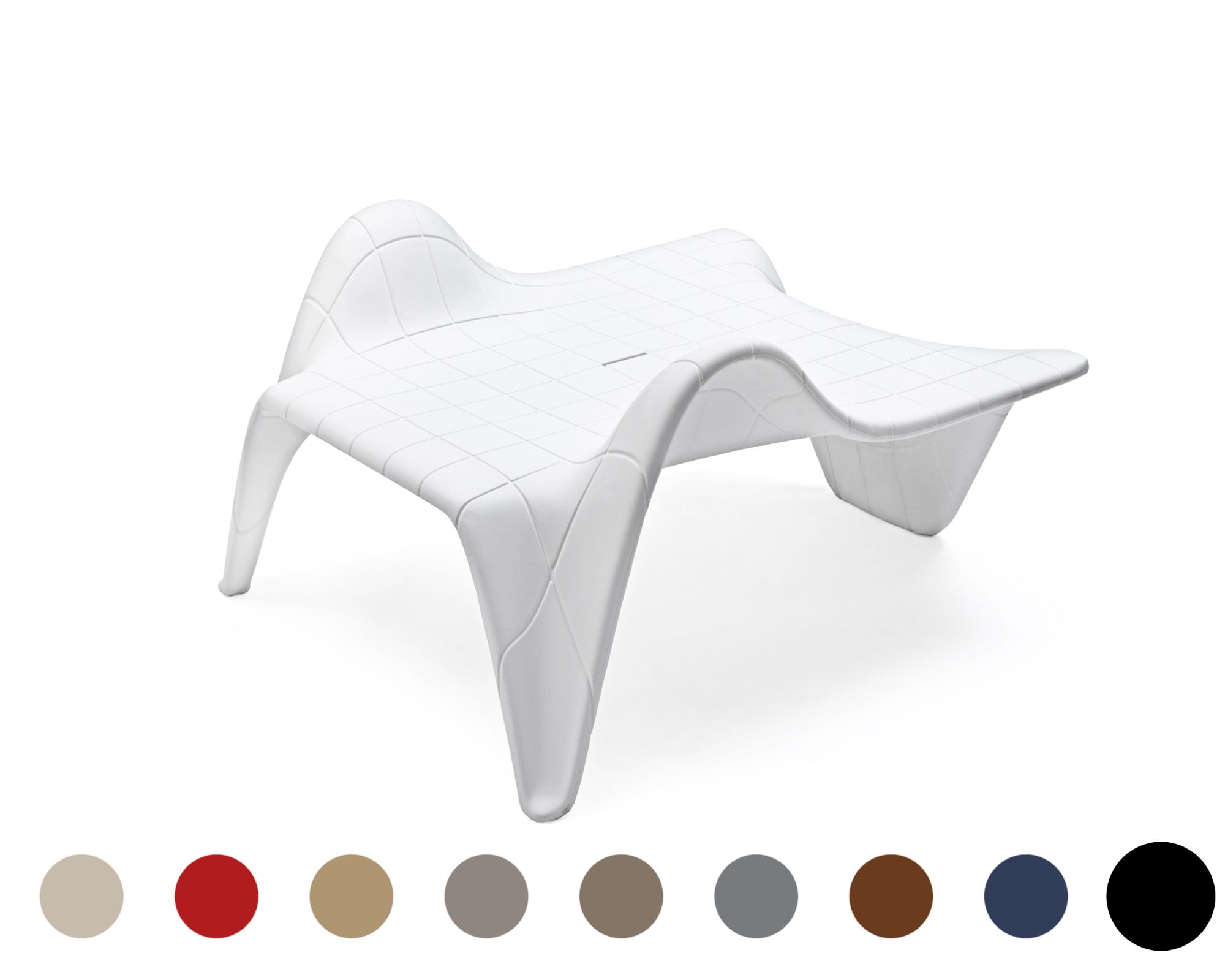 Vondom »F3« Outdoor Beistelltisch Lackiert Hochglanz / White Image