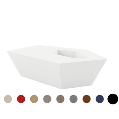 Vondom »FAZ« Outdoor Beistelltisch Gross / B 110 x H 32 x T 70 cm / Basic matt / Beige Image