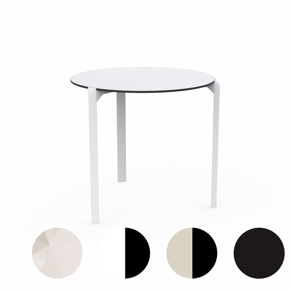 Vondom »QUARTZ« Outdoor Tisch rund White / H 73 cm / Ø 90 cm Image