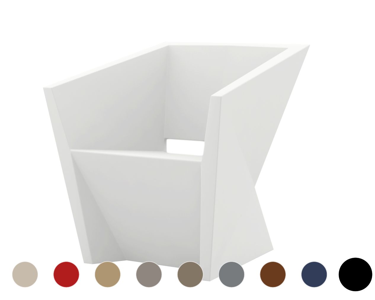 Vondom »FAZ« Outdoor Sessel Basic matt / Ice Image