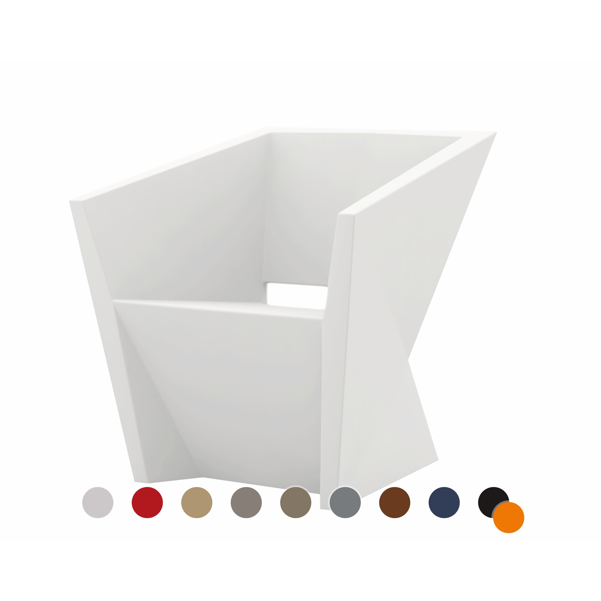 Vondom »FAZ« Outdoor Sessel Lackiert Hochglanz / Orange