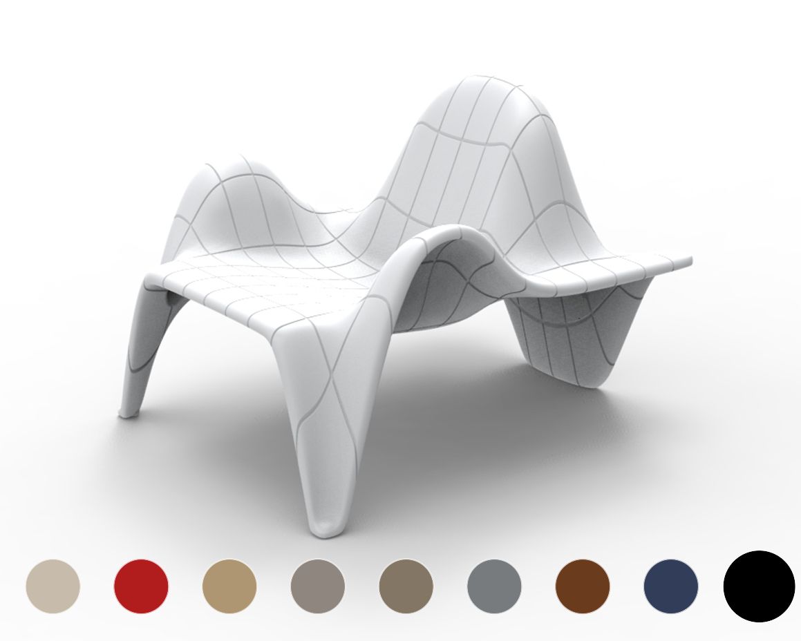 Vondom »F3« Outdoor Sessel Lackiert Hochglanz / Steel