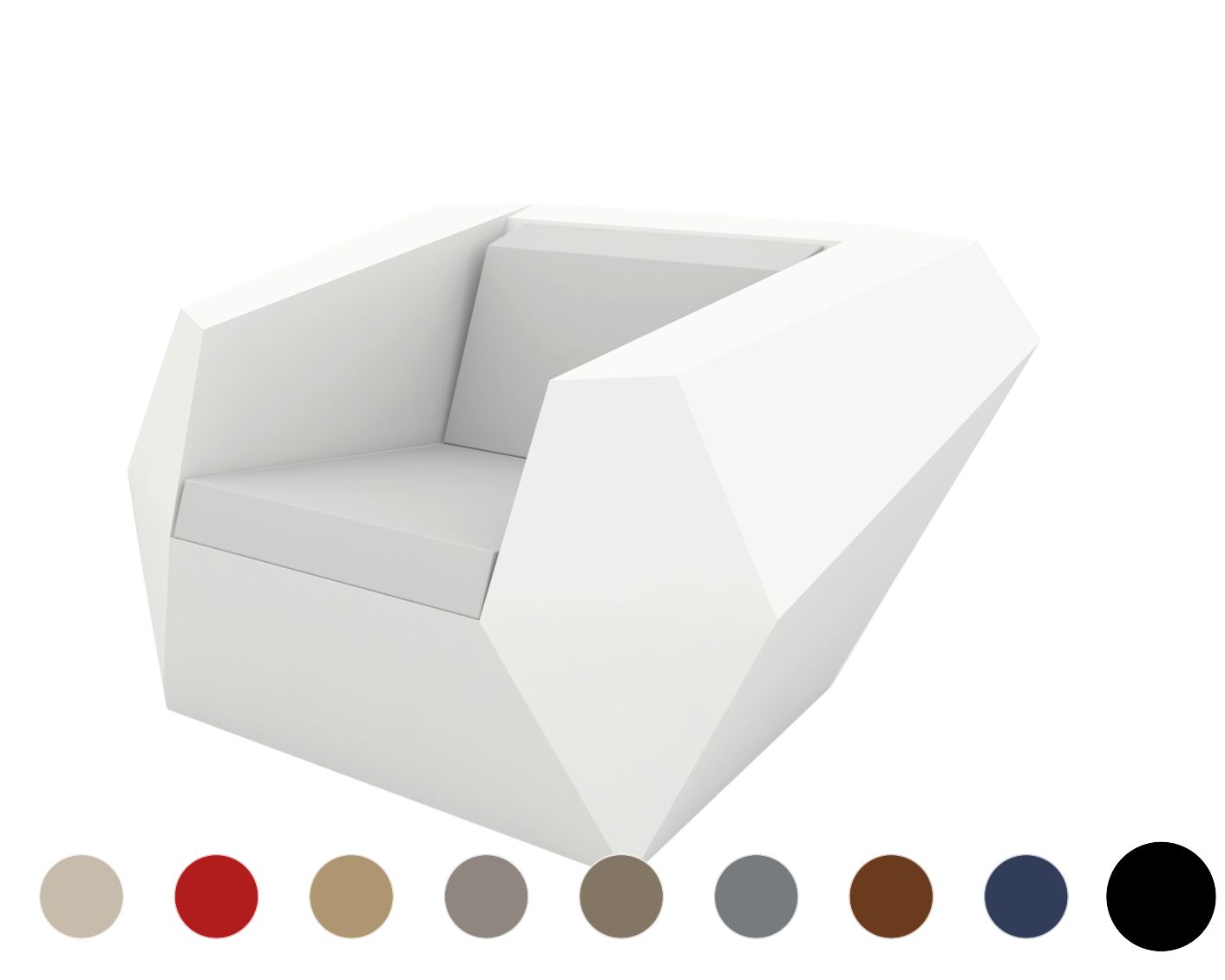 Vondom »FAZ« Outdoor Lounge Sessel Basic Matt / Black Image