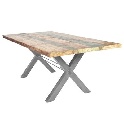 SIT Tops & Tables Esstisch Massivholz Retro lll 200x100 cm / Eisen antikschwarz Image