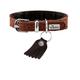 Hunter 65264 Hundehalsband Cody Petit, cognac, Bisonleder, Größe 27