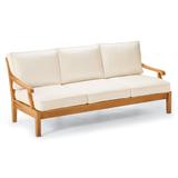 Cassara Seating Replacement Cushions - Chaise, Solid, Natural Chaise, Standard - Frontgate