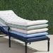 Tufted Outdoor Chaise Cushion - Guava, 75"L x 23"W - Frontgate