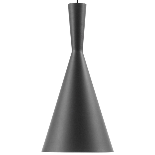 Hängeleuchte Schwarz Metall mit Schirm in Kegelform Skandinavischer Stil für Kücheninsel Wohn- und Esszimmer