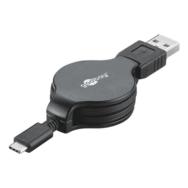 goobay Lade- und Synchronisationskabel USB-C schwarz Image