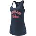 Women's Soft as a Grape Navy Cleveland Indians Multicount Racerback Tank Top