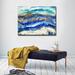 Wrought Studio™ Sea Jewels Norman Wyatt Jr. - 1 Wrapped Canvas Print on Canvas Metal in Blue/Brown/Green | 30 H x 40 W x 0.75 D in | Wayfair