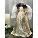 Rebrilliant 14" African American Angel Tree Topper Fabric in White | 14 H x 8 W x 9 D in | Wayfair 53C4ACBA10B949CDBBE99B37D3E2469C