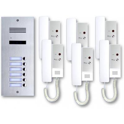 ES6A+ DJ4A Türsprechanlage Gegensprechanlage 6-Familienhaus 2Draht Image