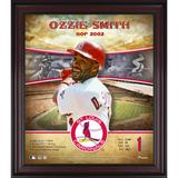 Ozzie Smith St. Louis Cardinals Framed 15" x 17" Hall of Fame Career Profile