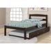 Harriet Bee Goddard Solid Wood Platform Bed w/ Trundle Wood in Black/Brown | 35 H x 41 W x 74 D in | Wayfair 46A4864D92404B57A7C9D309539A32A9