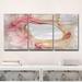 Ebern Designs 'Glitzy Mist XVII' - 3 Piece Wrapped Canvas Graphic Art Print Canvas | 18 H x 36 W x 1.5 D in | Wayfair