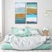 Highland Dunes Coastal Shores by Norman Wyatt Jr. - 2 Piece Wrapped Canvas Print Set Metal | 40 H x 40 W x 1.5 D in | Wayfair