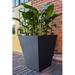 Veradek Pro Series Linear Thirty Planter Plastic in Black | 30 H x 26 W x 26 D in | Wayfair LNV30B