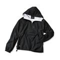 Charles River Apparel Wind & Water-Resistant Pullover Rain Jacket (Reg/Ext Sizes), Black, XL