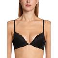 Cosabella Women's Never Say Never Sexie Pushup Bra Lace Push-Up Everyday Bra, Black, 32C (Manufacturer Size: 85C)