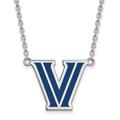 Women's Villanova Wildcats Sterling Silver Enameled Split Chain Necklace