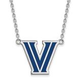 Women's Villanova Wildcats Sterling Silver Enameled Split Chain Necklace