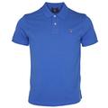 Gant Men's Solid Pique Rugger Short Sleeve Polo Shirts, Blue (Ocean Blue), Medium (Manufacturer Size: Medium)