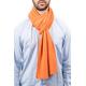 Dalle Piane Cashmere - Scarf 100% cashmere - Woman/Man, Color: Orange, One size